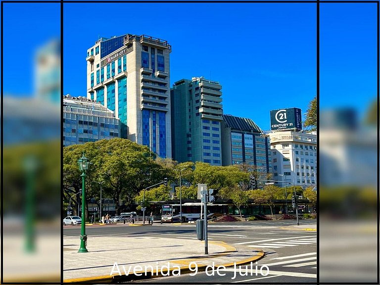 Spacious Studio Apartment in Downtown Buenos Aires (2D)