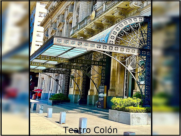 Apartamento de 2 quartos no centro de Buenos Aires (1A)